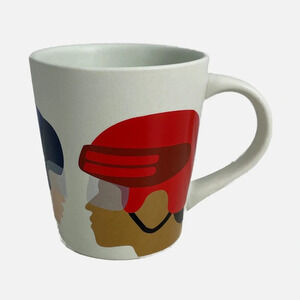 Indigo Mug Coffee Tea Hockey Ceramic Prove it‎ on the Ice Inspiration Face Off